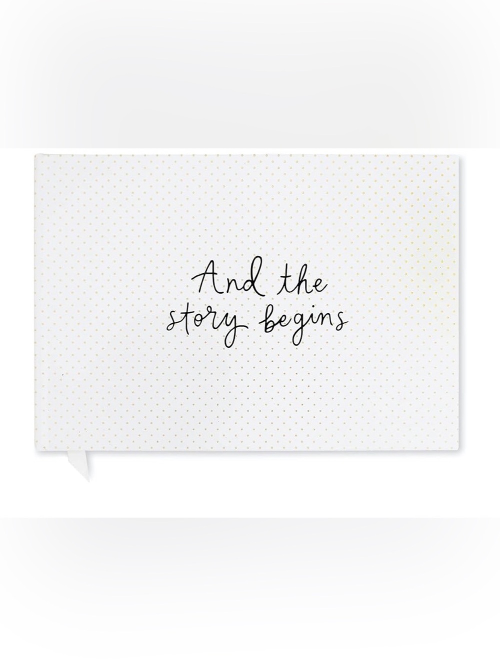 Kate Spade New York Wedding Guest Book, Bridal Journal, And the Story Begins